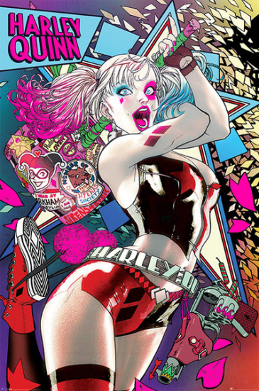 BATMAN - Poster Harley neon