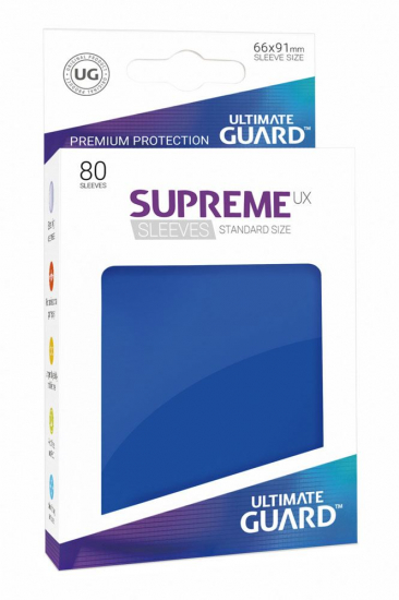 Ultimate Guard - Protège carte Supreme UX standard X80 Bleu
