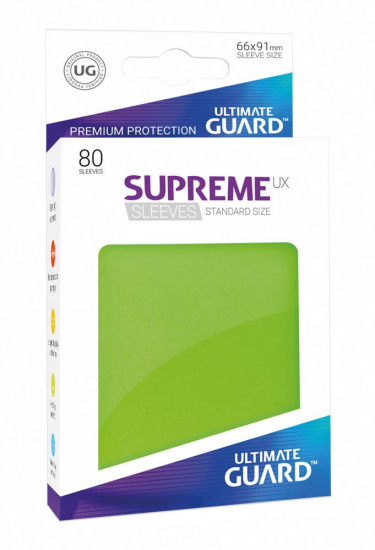 Ultimate Guard - Protège carte Supreme UX standard X80 Vert Clair