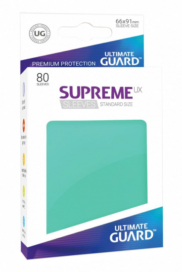 Ultimate Guard - Protège carte Supreme UX standard X80 Turquoise