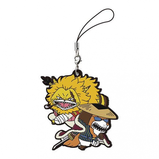 One Piece - Strap mascot PVC wano kuni hen - Nekomamushi & Inuarashi