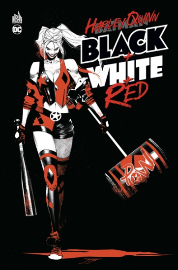 Harley Quinn - Black + White + Red