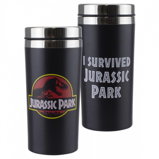 Jurassic Park - Mug de Voyage isotherme I Survived Jurassic Park