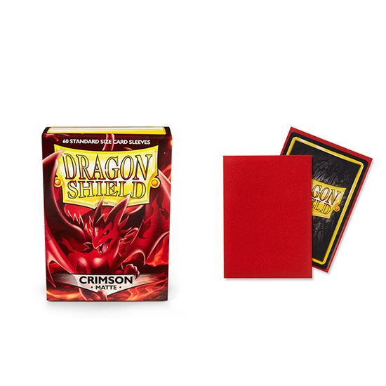 Dragon Shield - Protèges cartes standard x60 Crimson mat