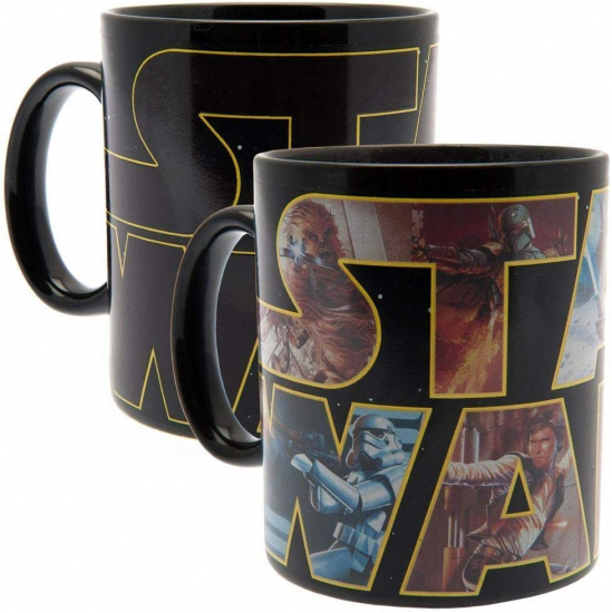 Star Wars - Mug 320ml thermoréactif Logo personnages