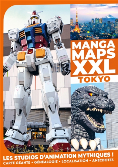 Manga Maps XXL Tokyo - Les studios d'animation mythiques !