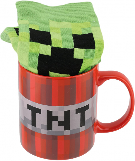 Minecraft - Ensemble Mug & Chaussettes