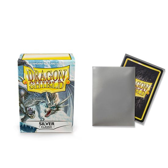 Dragon Shield - Protèges cartes standard x100 Silver classic