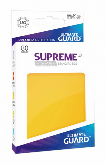 Ultimate Guard - Protège carte Supreme UX standard X80 jaune