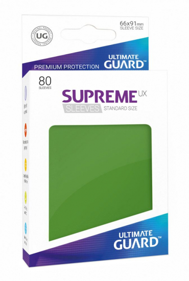 Ultimate Guard - Protège carte Supreme UX standard X80 vert