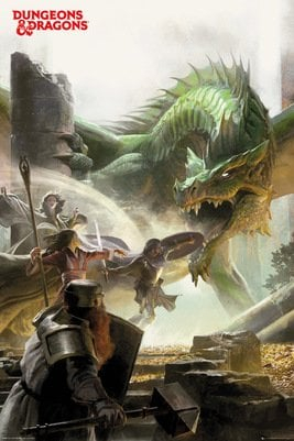 Dungeons & Dragons - Poster grand format Aventure