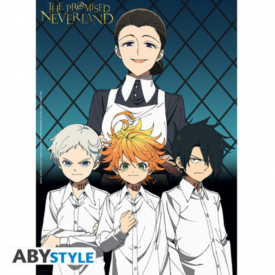 THE PROMISED NEVERLAND - Poster petit format  Maman & Orphelins