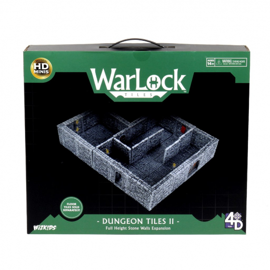 WarLock Tiles - Donjon 2 : murs de pierre hauts