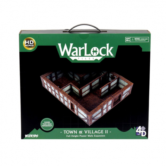 WarLock Tiles - Ville et village 2 : murs de chaume hauts