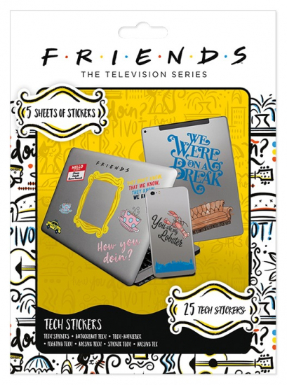 FRIENDS - Lot de 25 Tech stickers