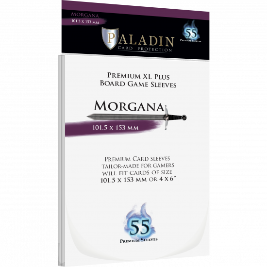 Protèges cartes JdS Paladin - Morgana premium XL plus 101.5x153mm x55