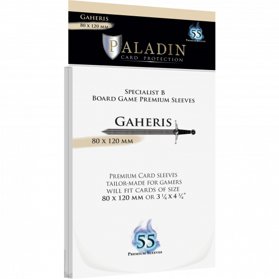 Protèges cartes JdS Paladin - Gaheris premium SpecialistB 80x120mm x55