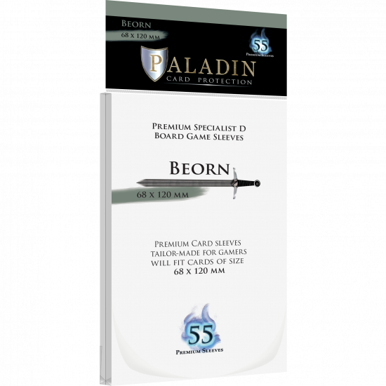 Protèges cartes JdS Paladin - Beorn premium Specialist D 68x120mm x55
