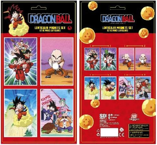 Dragon Ball - Set de 4 magnets hologrammes