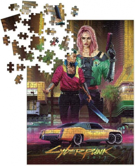 Cyberpunk 2077 - Puzzle deluxe Style Kitsch (1000 pièces)