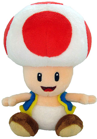 Nintendo - Peluche Toad 18cm