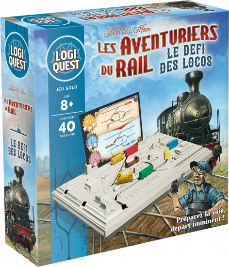 LogiQuest - Les Aventuriers du Rail : le défi des locos