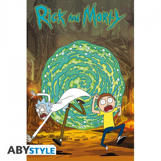 Rick and morty - Poster grand format portail