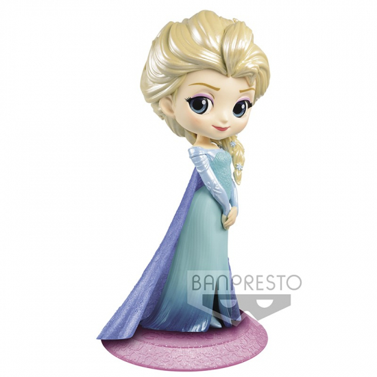 DISNEY - Figurine Qposket Elsa glitter