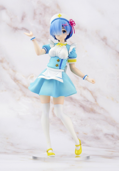 Re: Zero - Figurine precious Rem nurse maid version (bleu)
