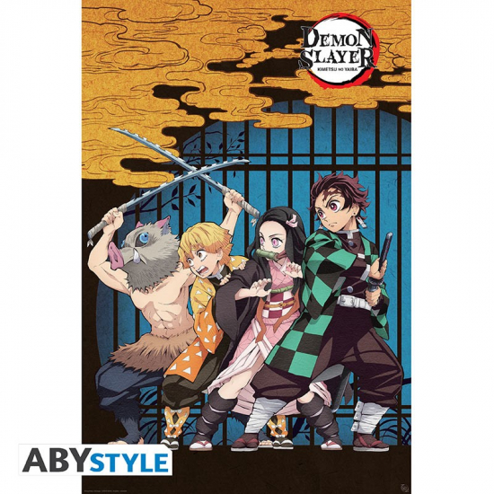 Demon Slayer - Poster grand format Groupe