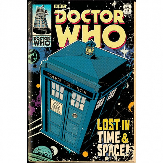 Doctor Who - Poster grand format Tardis BD