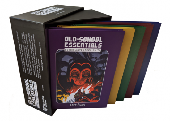 Old-School Essentials - Coffret 5 livres fantasy classique