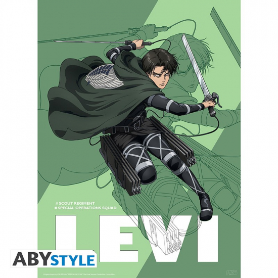 Attaque des Titans (l') - Poster petit format Saison 4 Levi