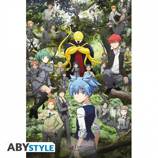 Assassination Classroom - Poster grand format Groupe forêt