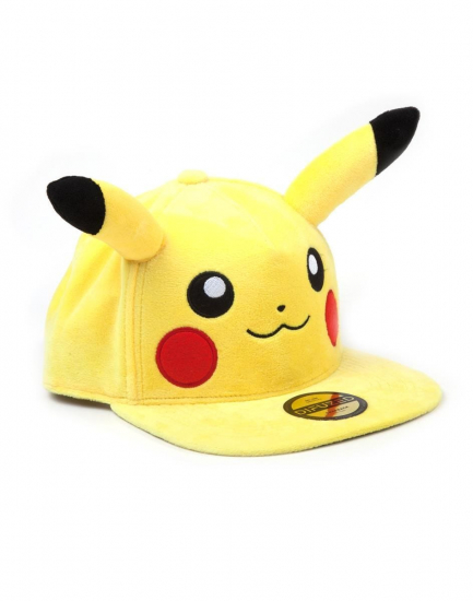 Pokémon - Casquette peluche Pikachu