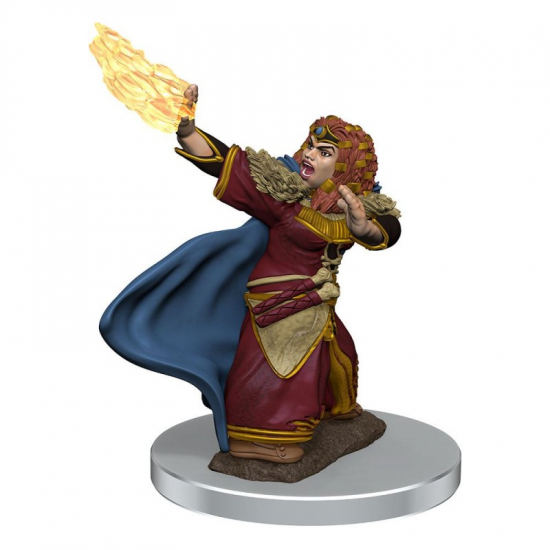 D&D - Figurine Icons of the Realms premium Magicien nain femme