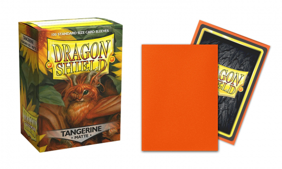 Dragon Shield - Protèges cartes standard x100 Tangerine mat