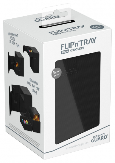 Deck box Ultimate guard - Flip'n'Tray 100+ XenoSkin monocolor noir