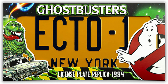 Ghostbusters - Réplique plaque d'immatriculation 1984