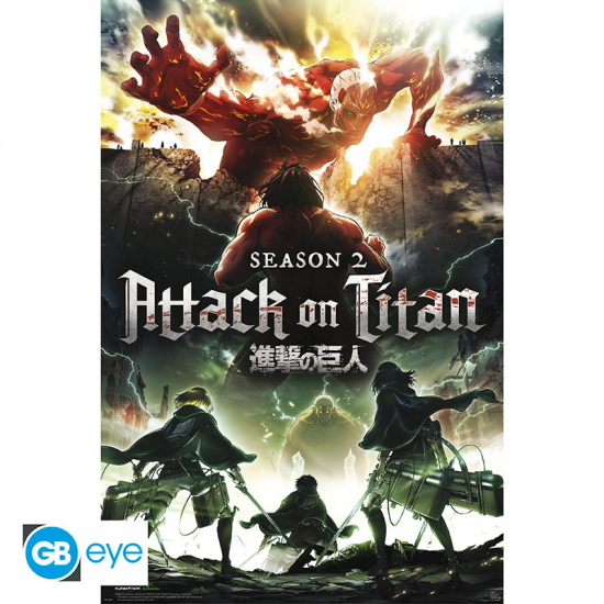 Attaque des Titans (l') - Poster grand format Key Art Season 2