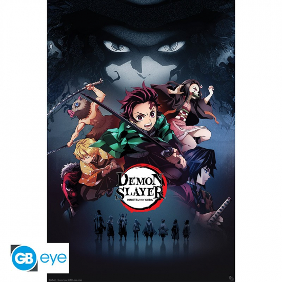 Demon Slayer - Poster grand format Groupe