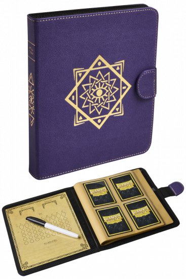 Dragon Shield - Portfolio Spell codex : Arcane purple