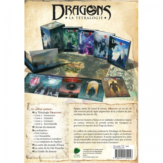 Dragons (5e ed) - Coffret Tétralogie (édition standard)