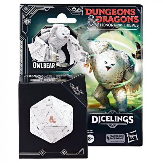 Dungeons & Dragons - Action figurine Dicelings Owlbear blanc