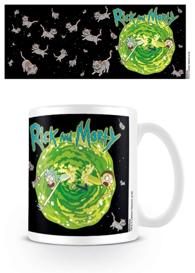 Rick and Morty - Mug 320 ml floating cat dimension