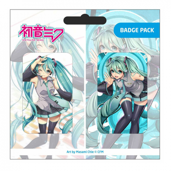 Hatsune Miku - Pack 2 badges set D