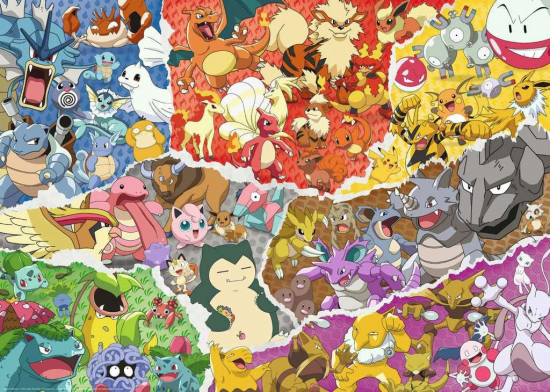 Pokémon - Puzzle L'aventure Pokémon (1000 pièces)