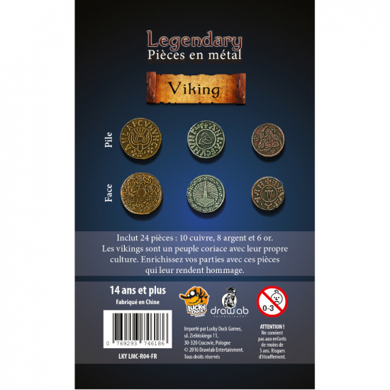 Legendary - Pièces en métal Viking