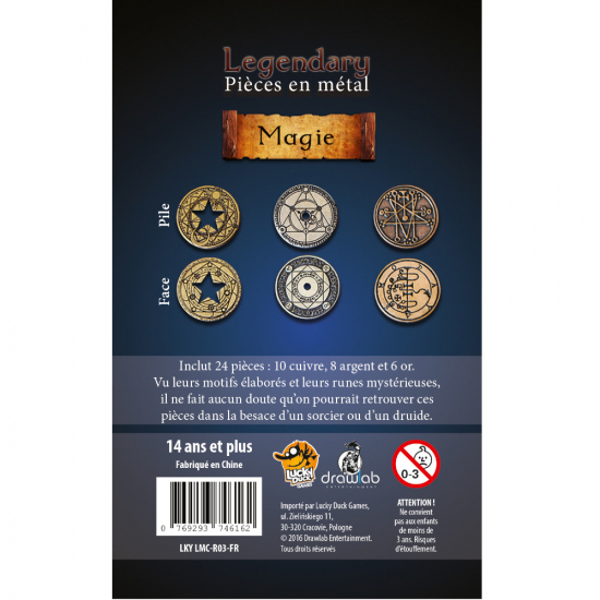 Legendary - Pièces en métal Magie