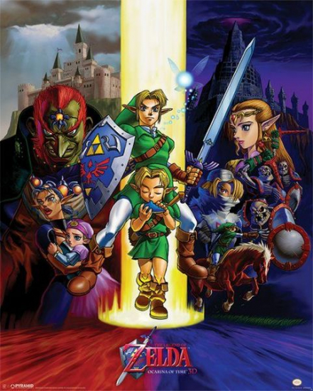 Zelda - Poster petit format Orcana of Time